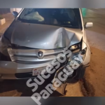 Conductora se queda dormida al volante y protagoniza violento choque en Fernando de la Mora