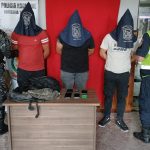 SAN LORENZO: TRES ITEÑOS FUERON DETENIDOS  EN FLAGRANCIA TRAS HURTO AGRAVADO, LA POLICÍA RECUPERÓ LAS EVIDENCIAS.