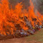 Ciudad del Este: incineran 285 kilos de cocaína por disposición judicial